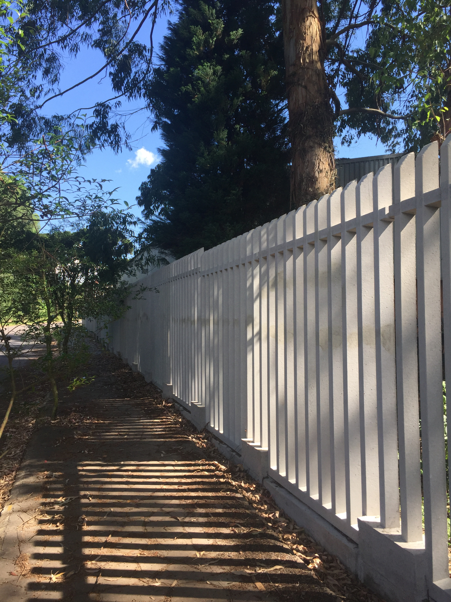 Gradil pré moldado de concreto armado
